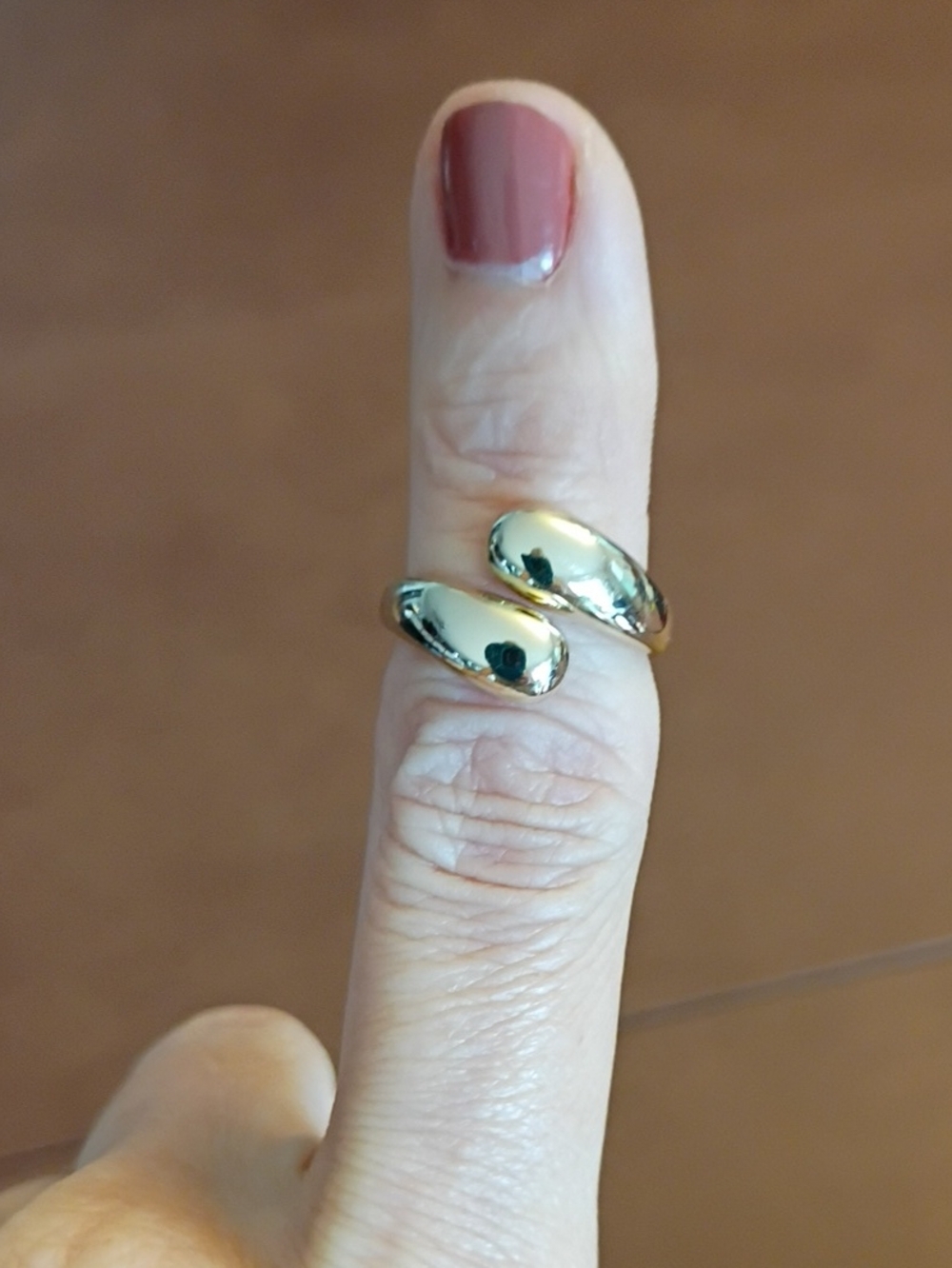 Gold Open Band Ring, 7